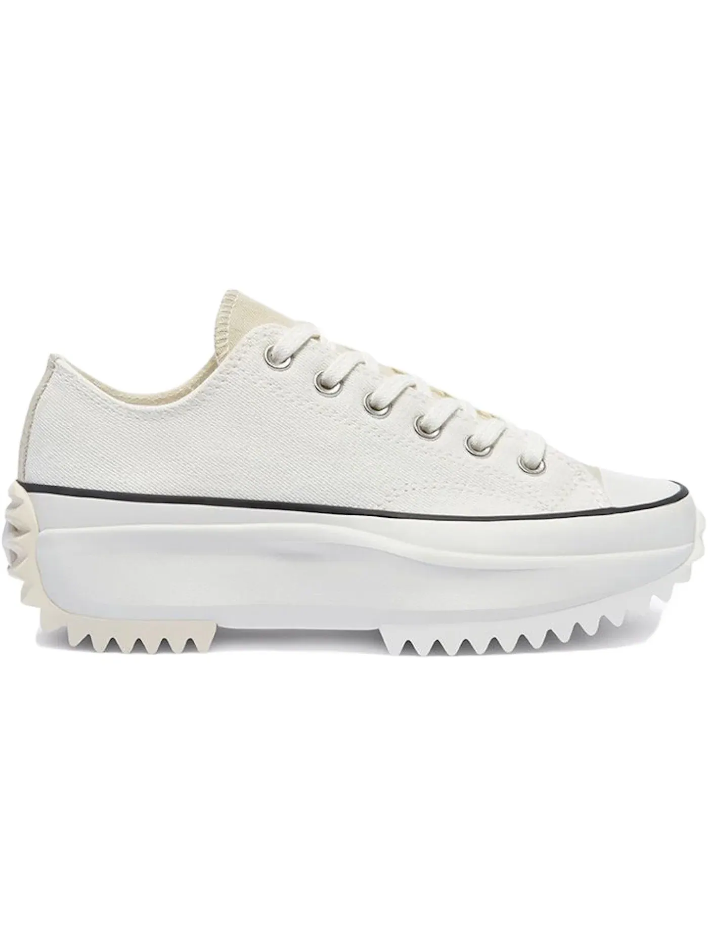 Женские кроссовки с принтом Converse Run Star Hike Ox — изображение 1 из 1, винтажный белый//черный