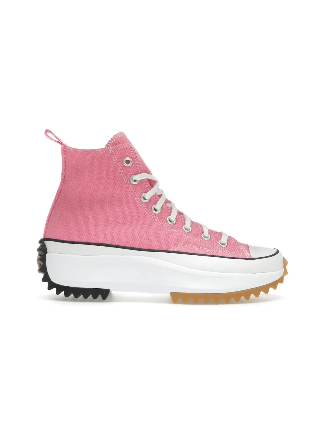 Мужские кроссовки на платформе Converse Run Star Hike Platform Hi — изображение 1 из 4, розовый/белый/черный