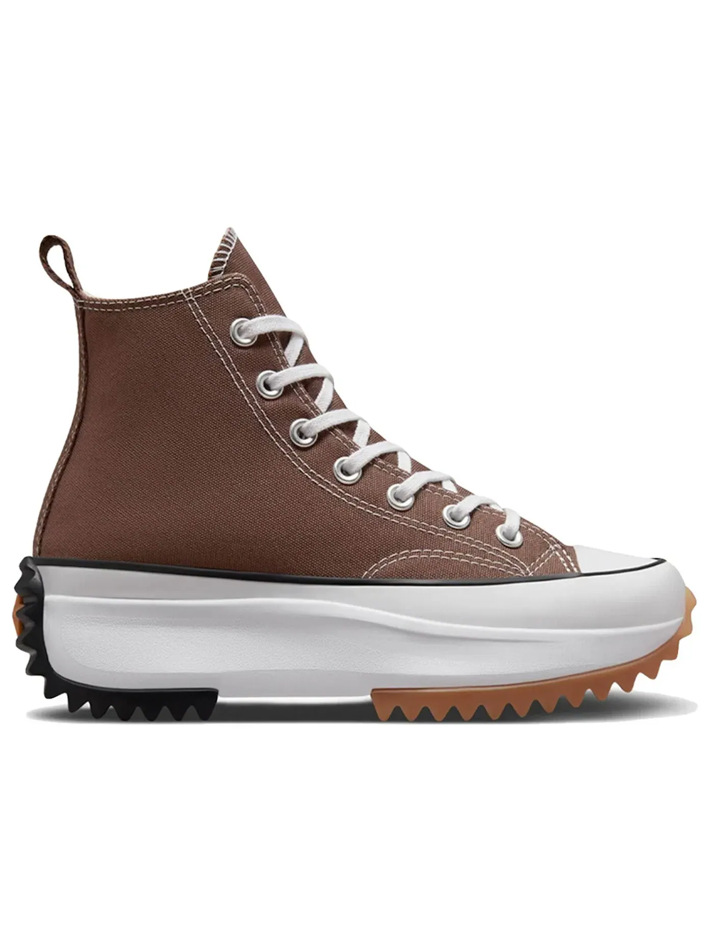 Мужские кроссовки на платформе Converse Run Star Hike Platform Hi Converse — изображение 1 из 1, коричневый/черный/белый