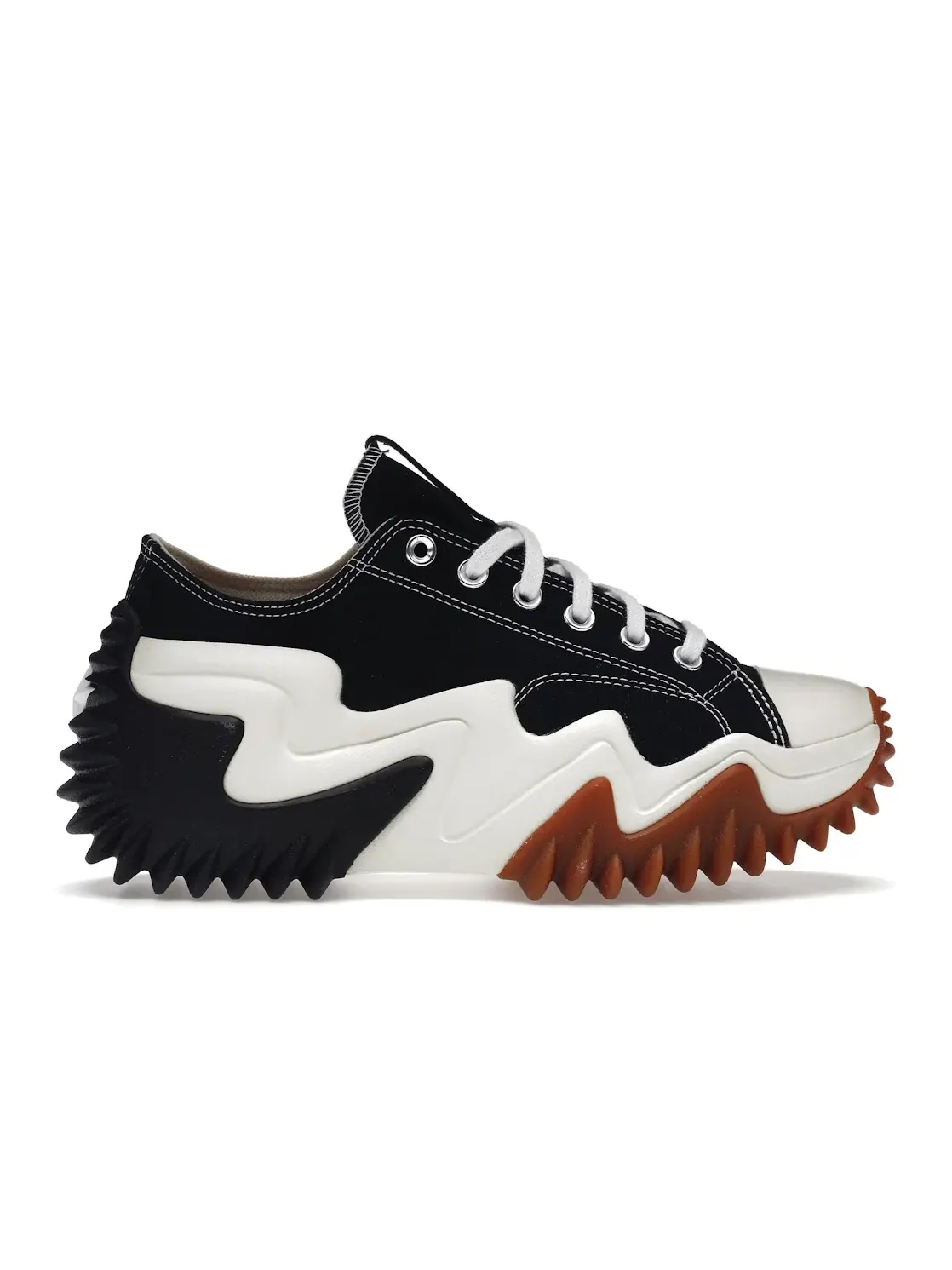Унисекс кроссовки на платформе Converse Run Star Motion Ox — изображение 1 из 4, черный/белый