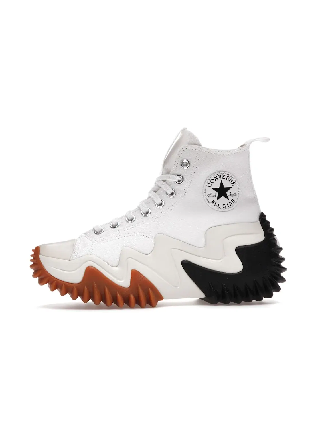 Мужские кроссовки Lifestyle с уникальной подошвой Converse Run Star Motion — изображение 3 из 4, белый/черный