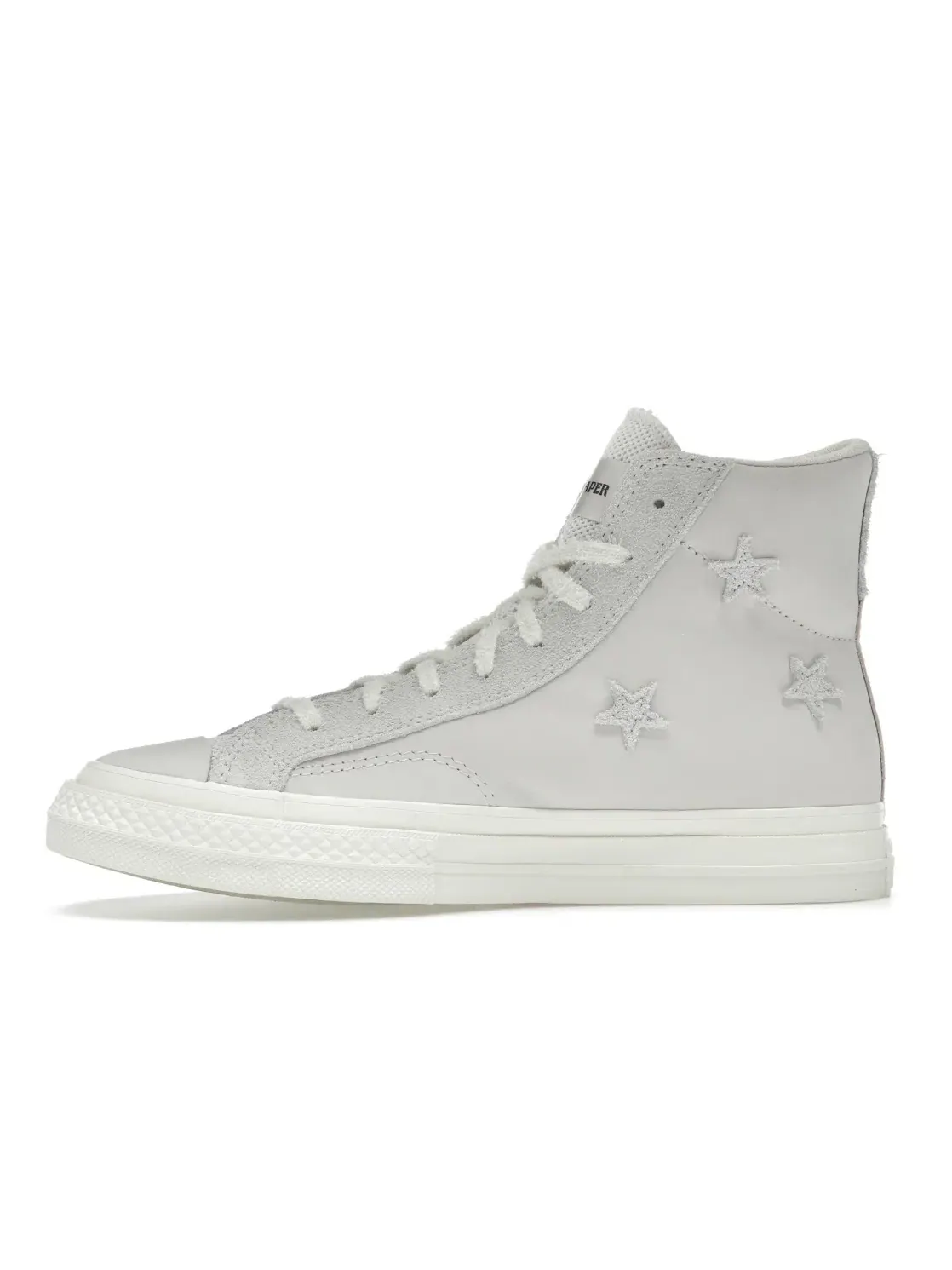 Мужские кроссовки повседневные Converse Star Player 76 Hi — изображение 3 из 4, белый песочный//черный