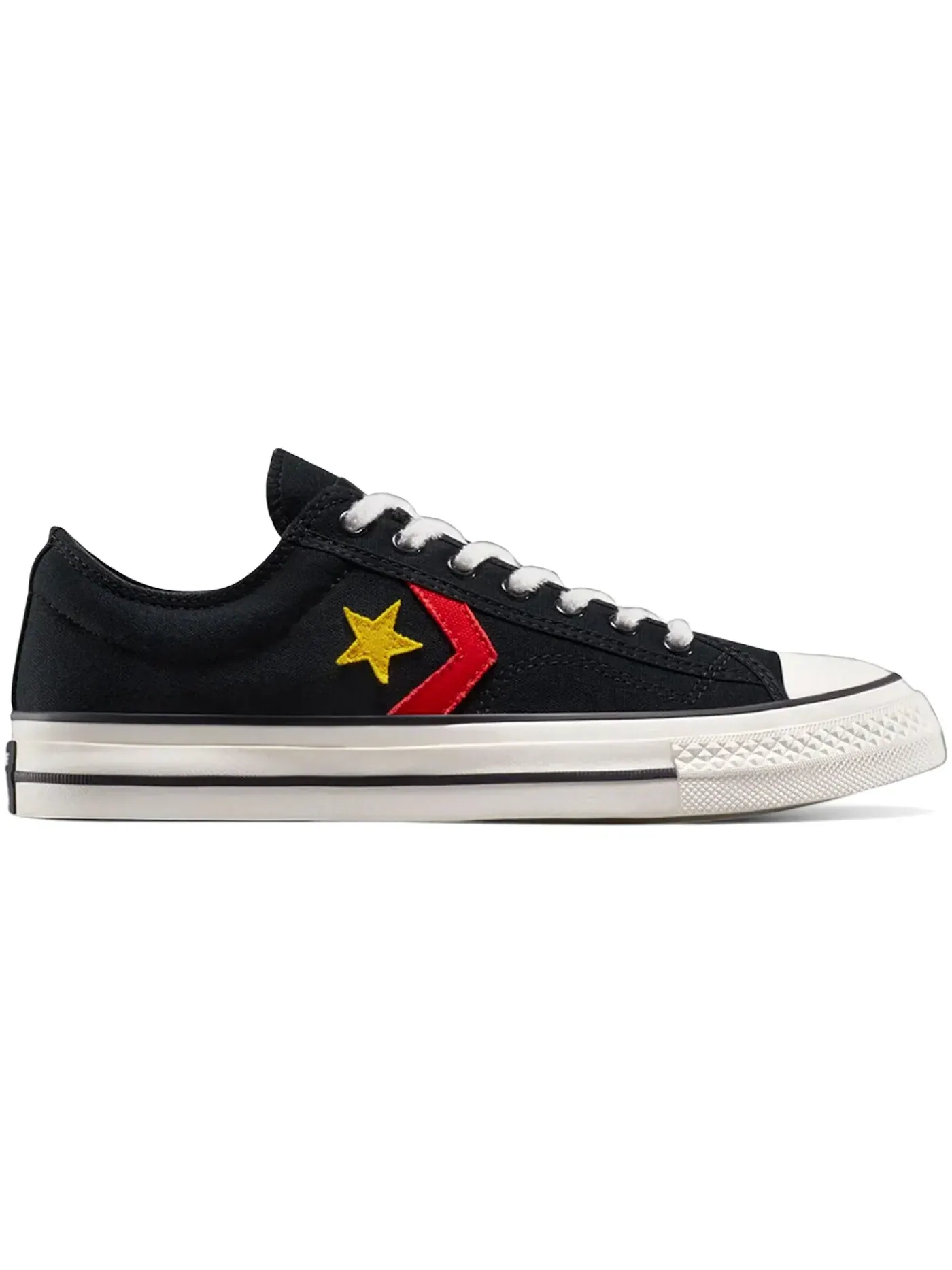Мужские кроссовки с низким верхом Converse Star Player 76 Ox — изображение 1 из 1, черный/зеленый/желтый