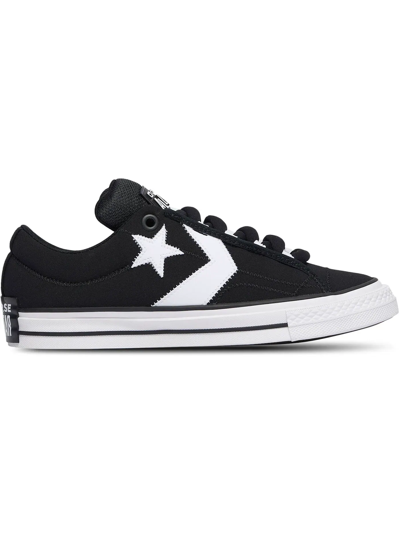 Мужские кроссовки с пуфом Converse Star Player 76 Puff Ox — изображение 1 из 1, черный/черный/белый