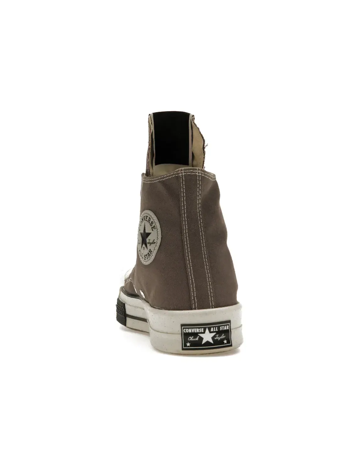 Мужские кроссовки с удлиненным языком Converse TURBODRK Laceless Chuck Taylor All Star 70 Hi Rick Owens DRKSHDW