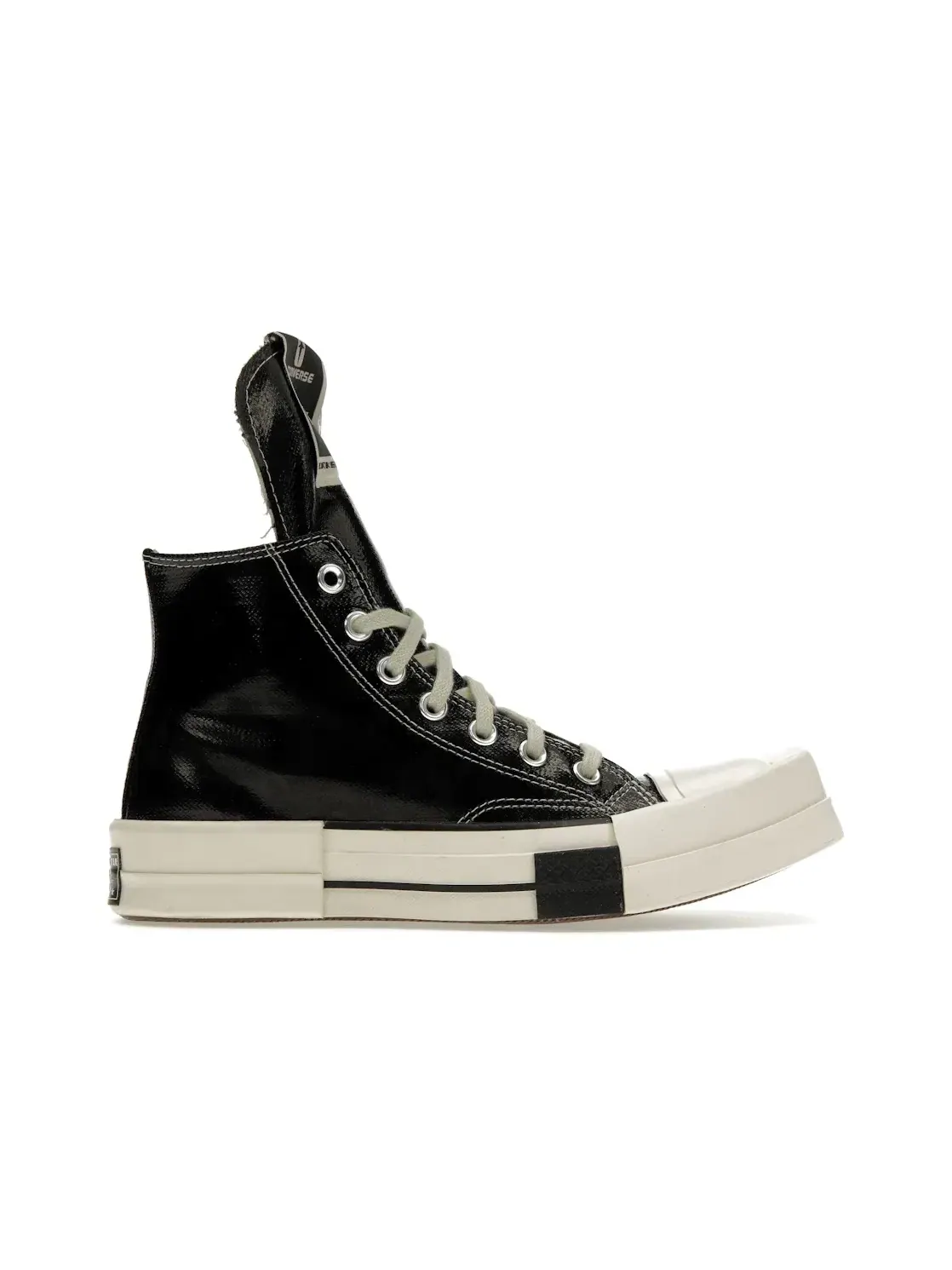 Мужские кроссовки с лакированным верхом Converse TURBODRK Chuck Taylor All Star 70 Hi Rick Owens DRKSHDW — изображение 1 из 5