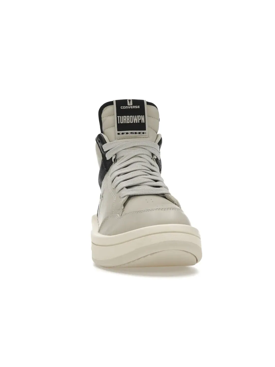 Мужские кроссовки-кеды с контрастными деталями Converse TURBOWPN Mid — изображение 2 из 4, черный/кремовый