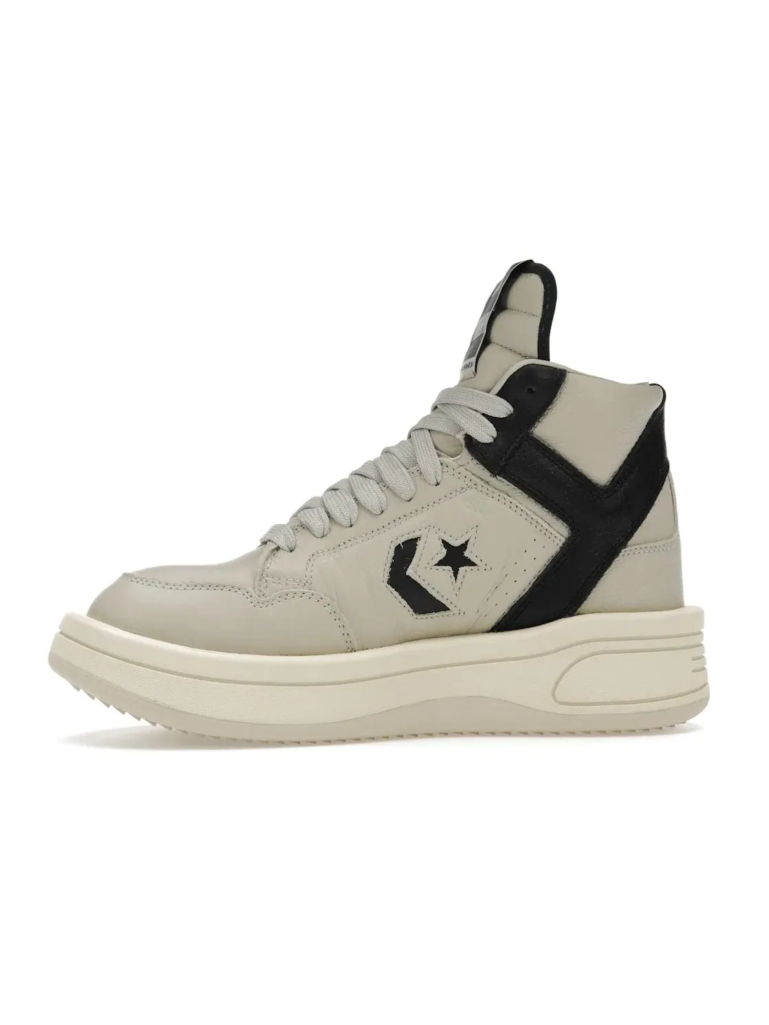 Мужские кроссовки-кеды с контрастными деталями Converse TURBOWPN Mid — изображение 3 из 4, черный/кремовый