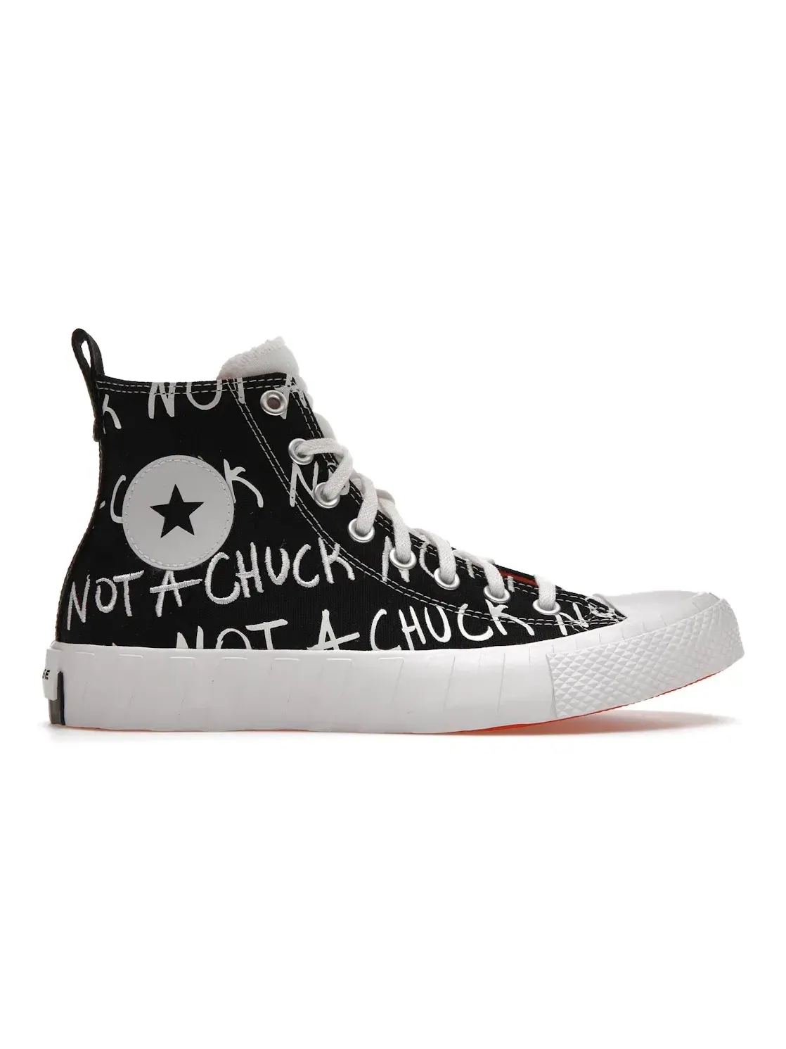 Детские кроссовки высокие с принтом Converse UNT1TL3D Hi Converse — изображение 1 из 5, черный/белый
