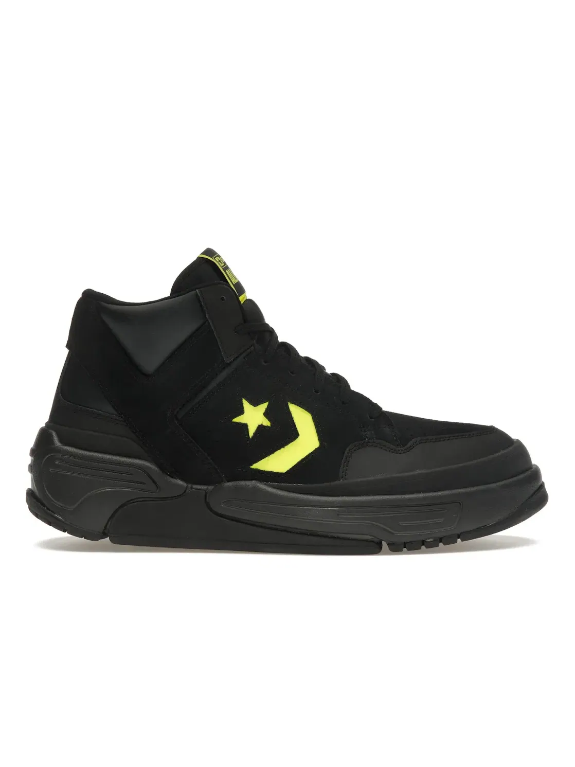 Мужские кроссовки Lifestyle Converse Weapon CX Mid Monster Clash — изображение 1 из 4, черный/черный/желтый