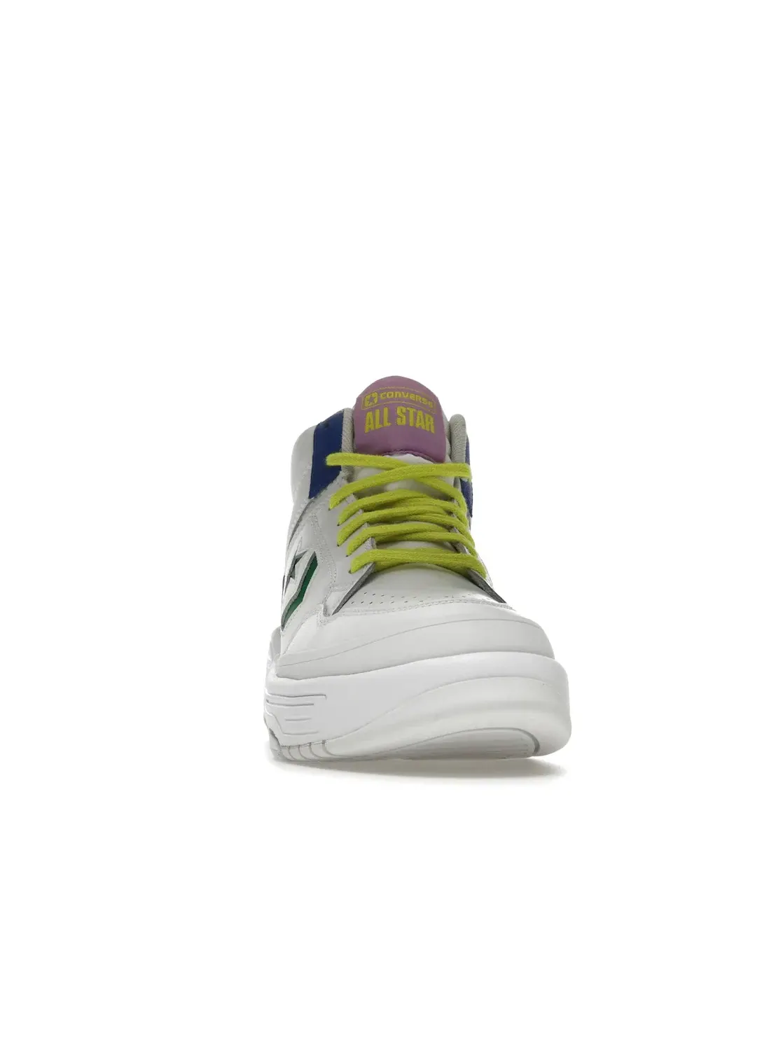 Кроссовки lifestyle с контрастными вставками Converse Weapon CX Mid — изображение 2 из 4, белый//зеленый/оранжевый