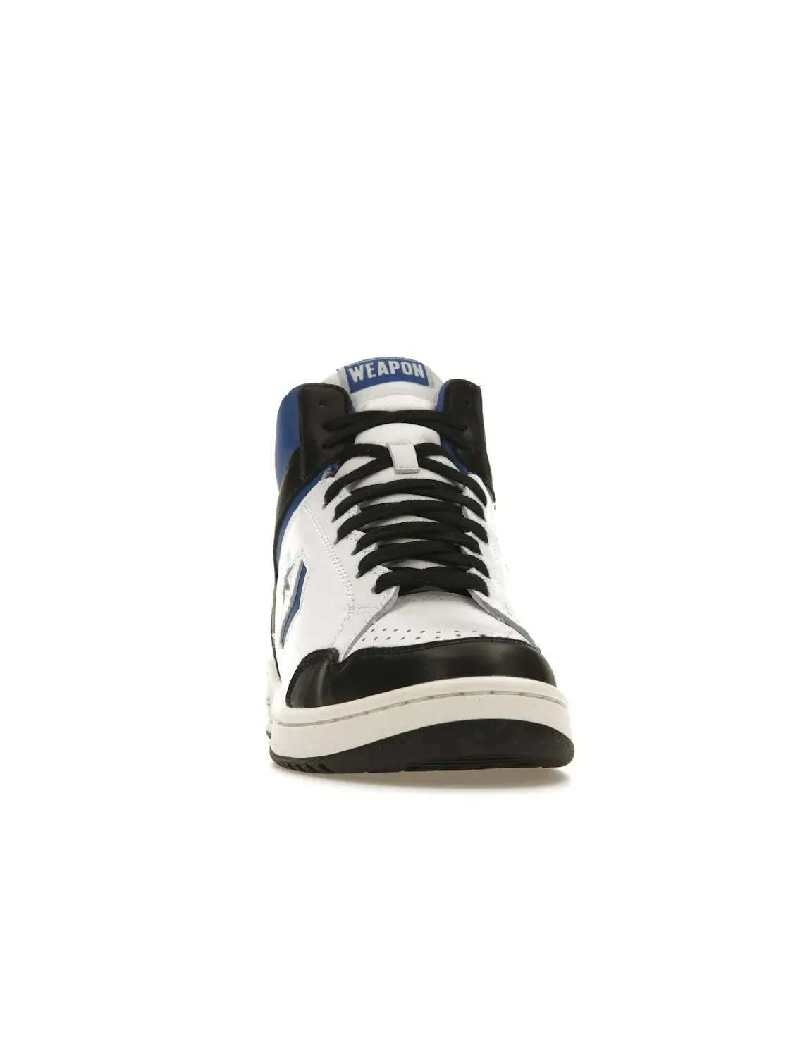 Мужские кроссовки высокие с коллаборацией Fragment Converse Weapon Hi Converse — изображение 2 из 4, белый//черный