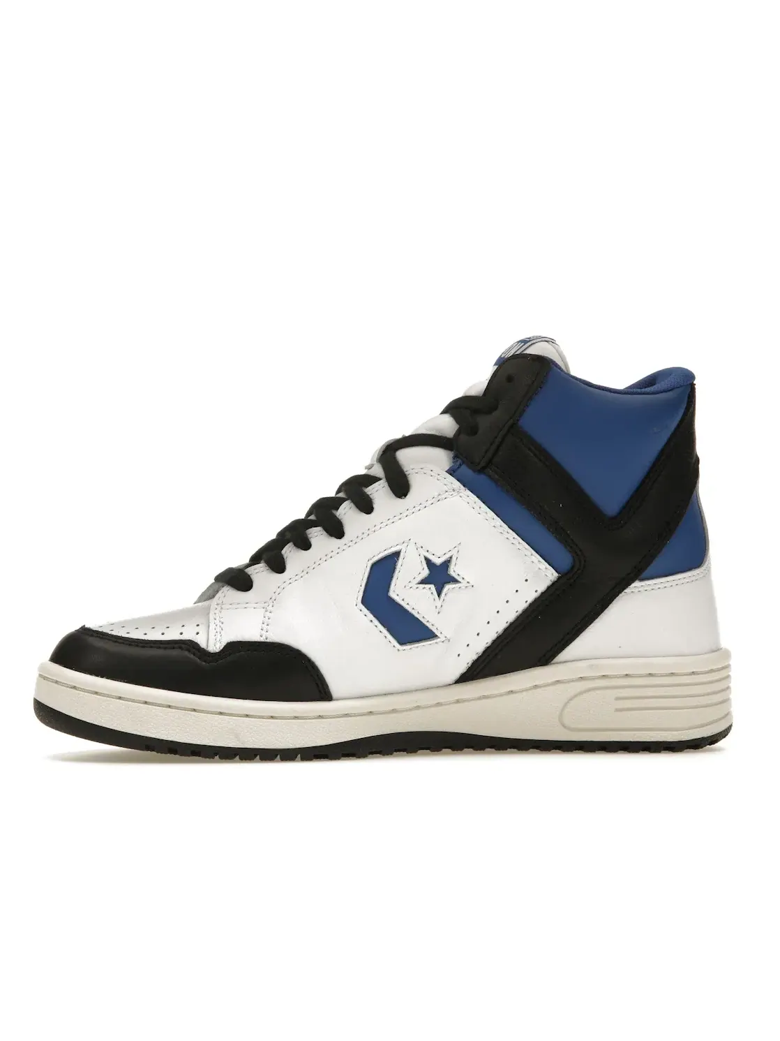 Мужские кроссовки высокие с коллаборацией Fragment Converse Weapon Hi Converse — изображение 3 из 4, белый//черный