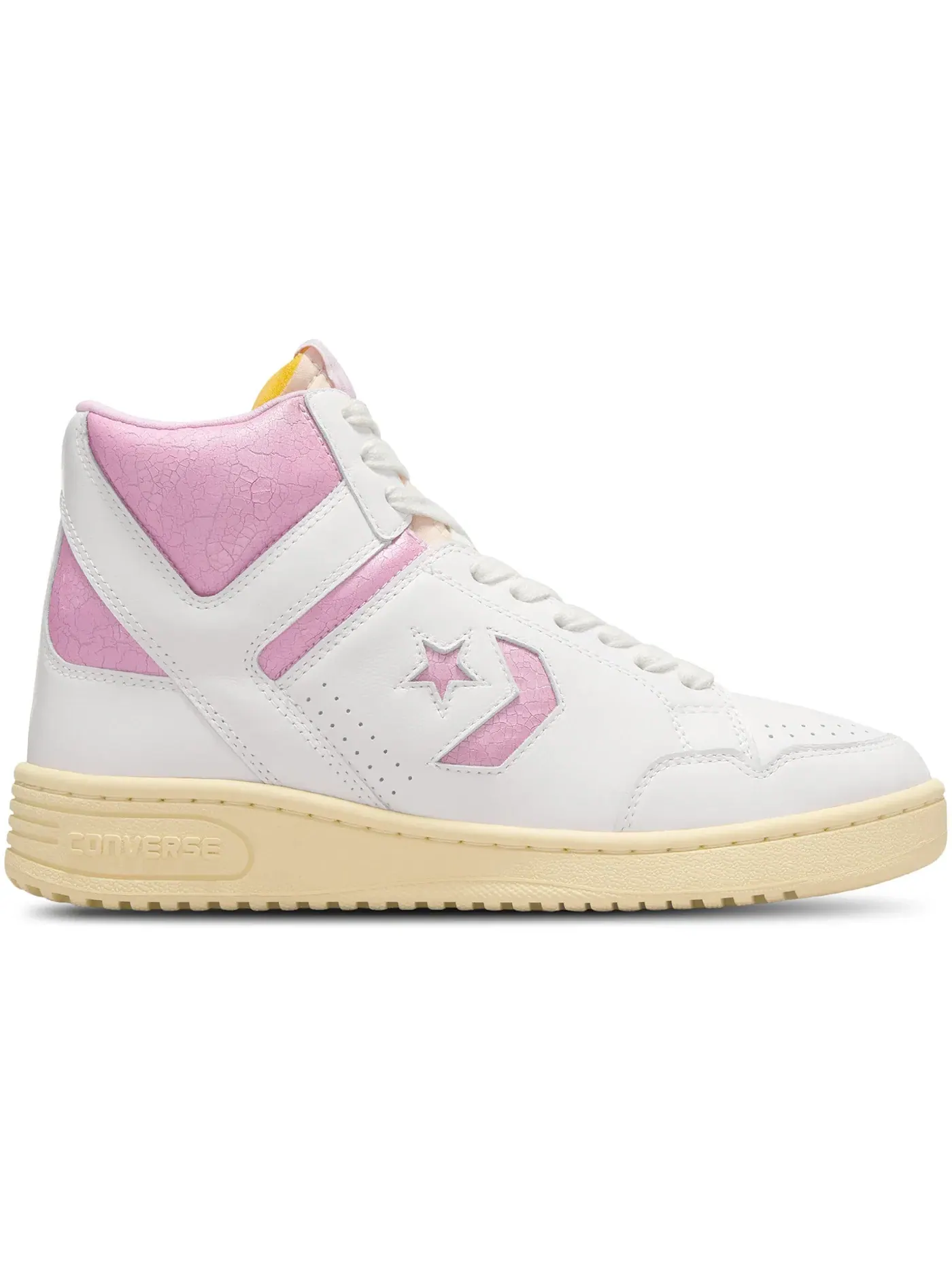 Мужские кроссовки высокие Converse Weapon Hi — изображение 1 из 1, белый/розовый
