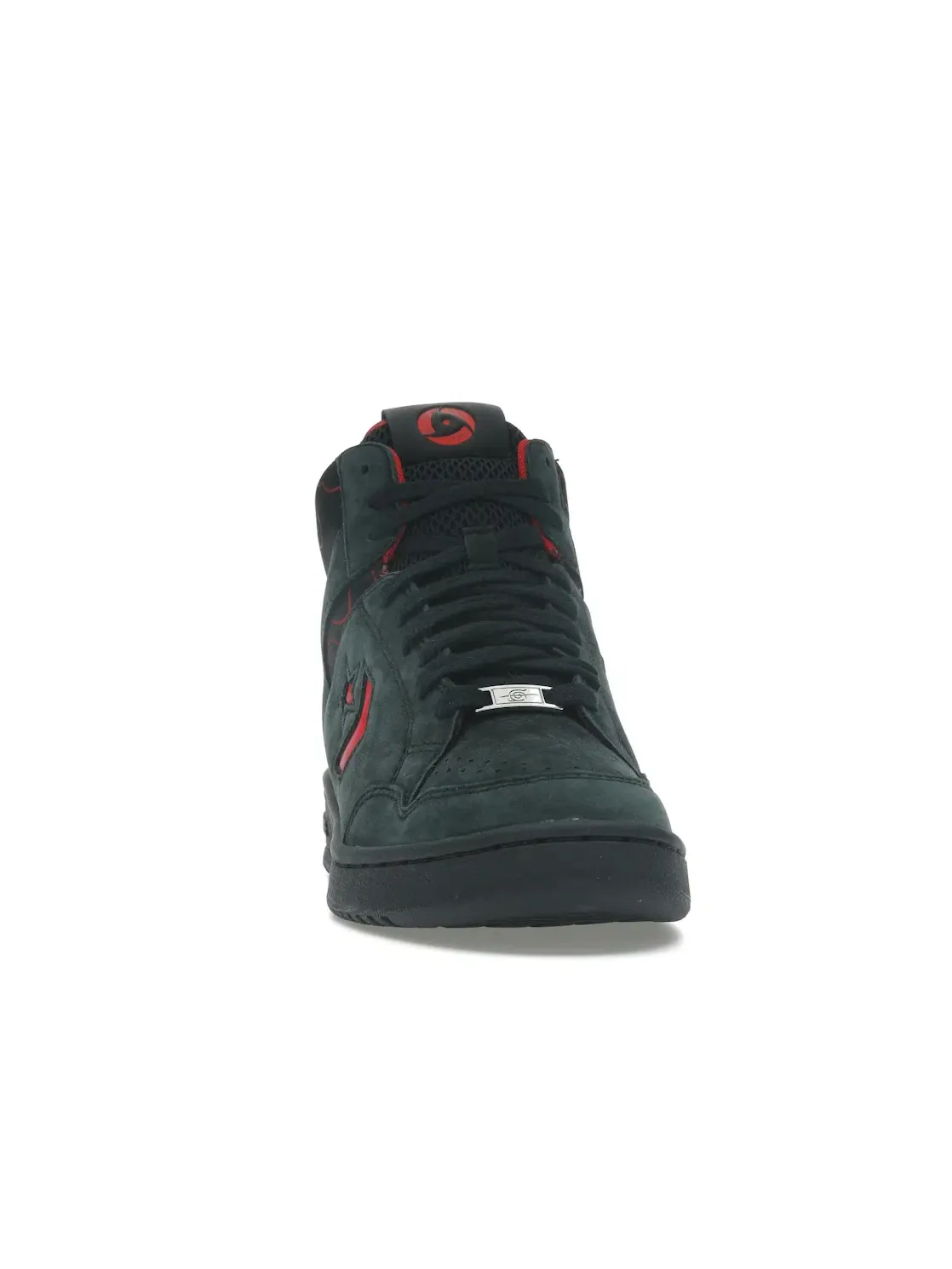 Мужские кроссовки с принтом Converse Weapon Mid Naruto Itachi Converse — изображение 2 из 4, черный/красный