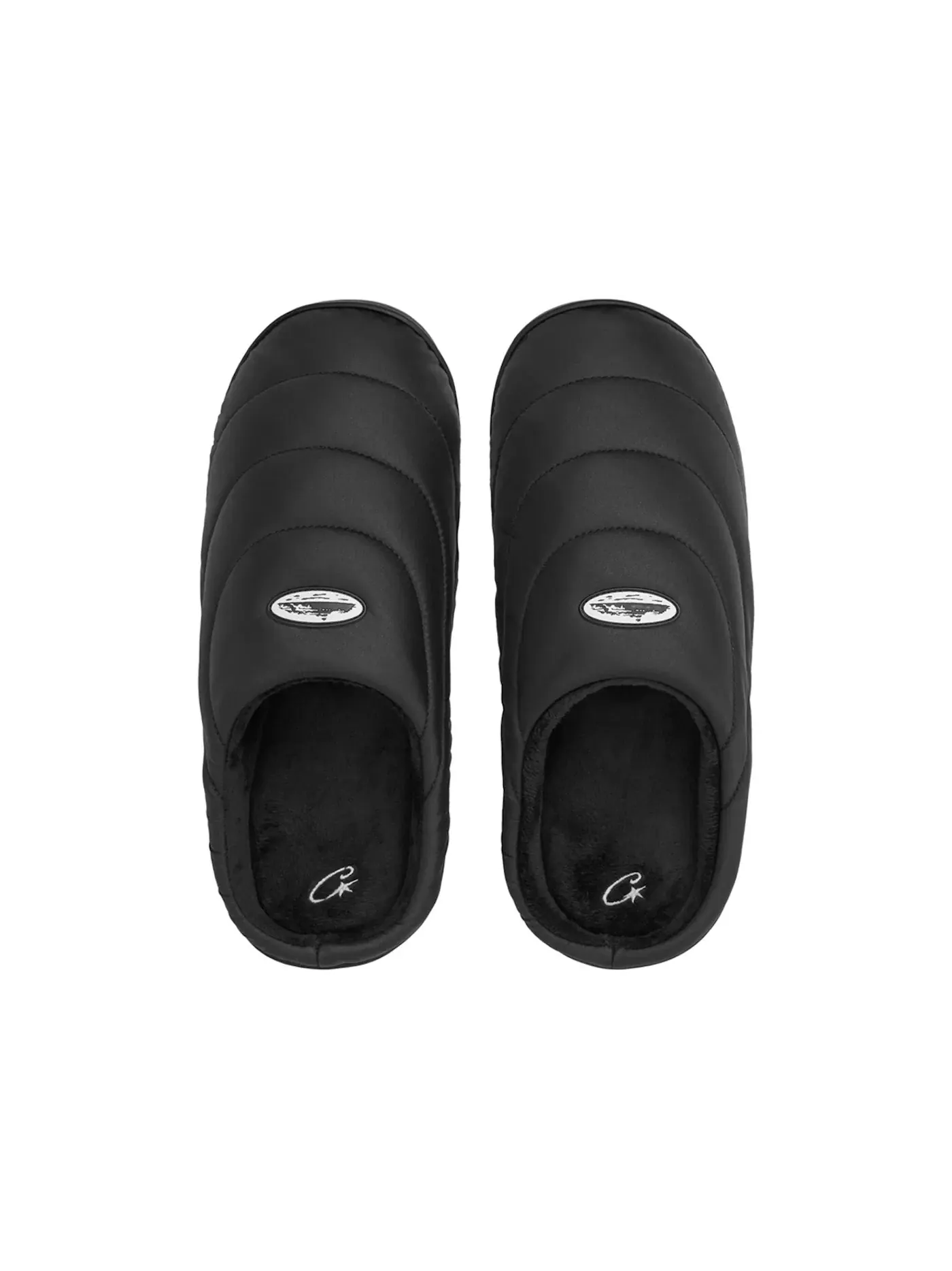 Мужские тапочки Crep Corteiz — изображение 2 из 2, черный