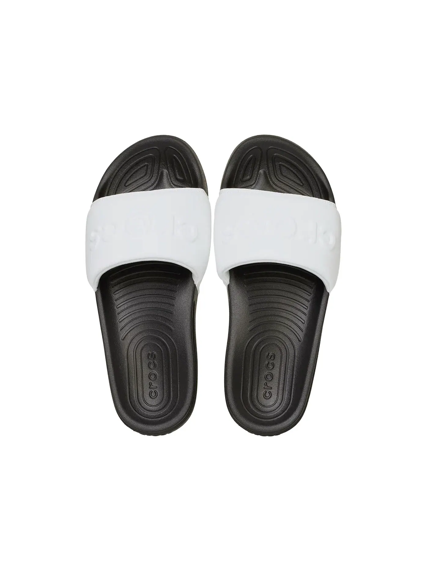 Мужские шлепанцы Crocs All Day Slide — изображение 2 из 2, черный/белый