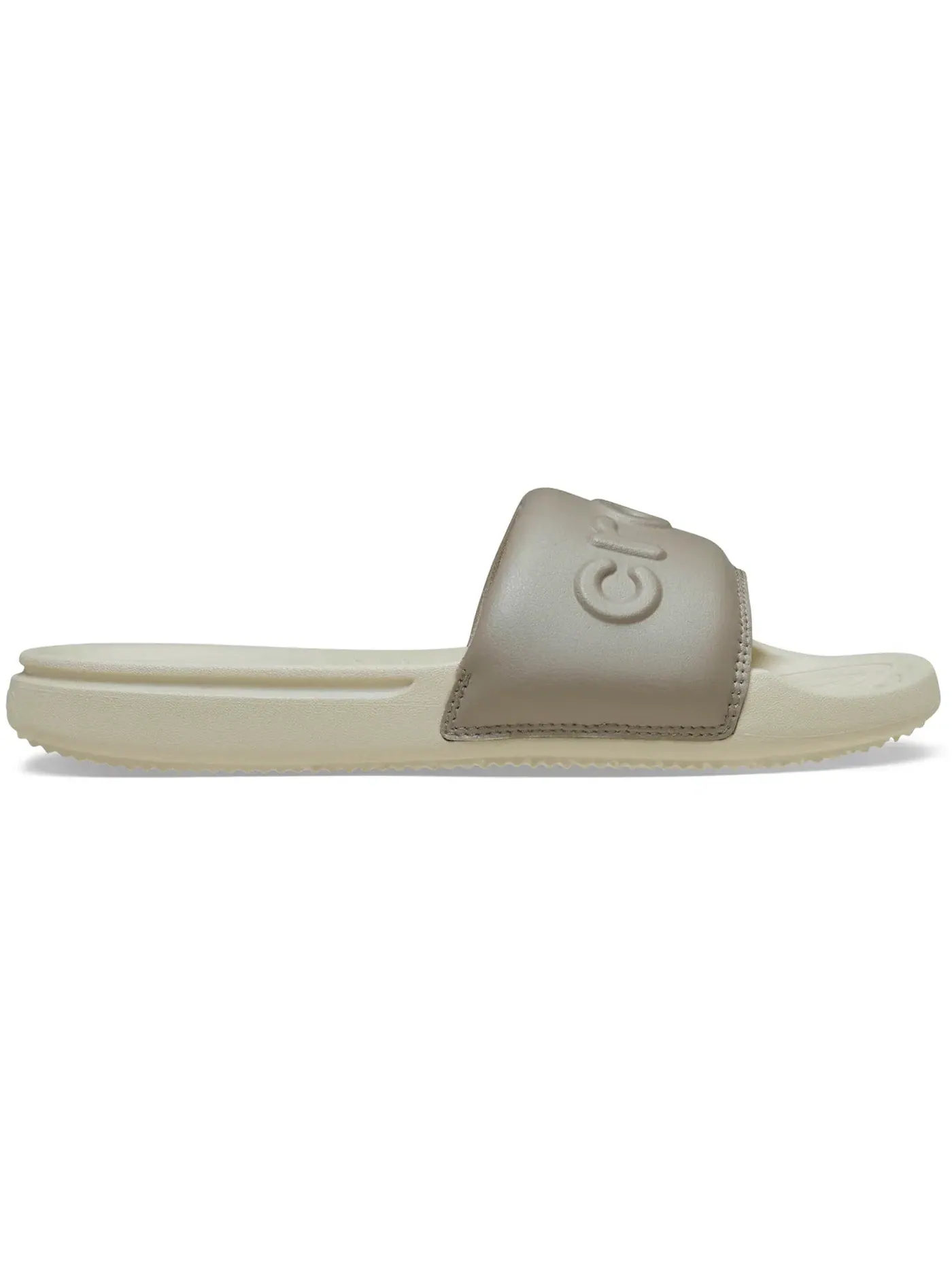 Женские сандалии-слайды с закрытым носком Crocs All Day Slide, Bone/Taupe — изображение 1 из 1