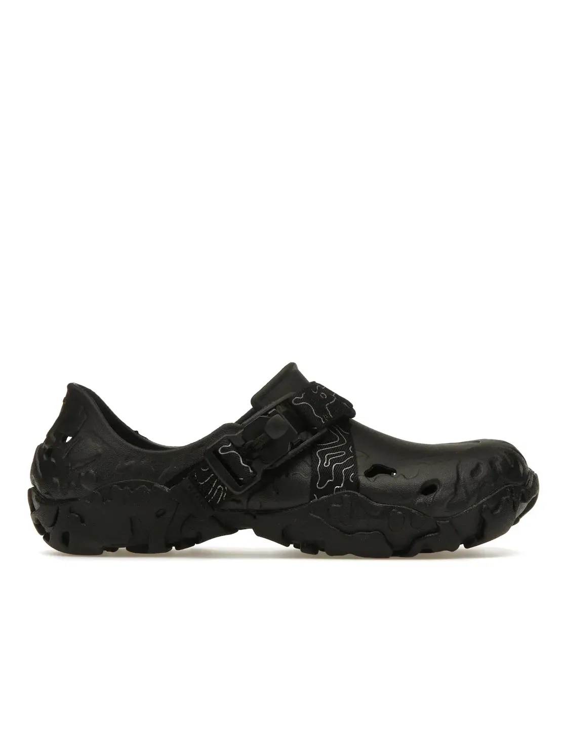 Мужские клоги Crocs All-Terrain Atlas — изображение 1 из 4, черный/черный