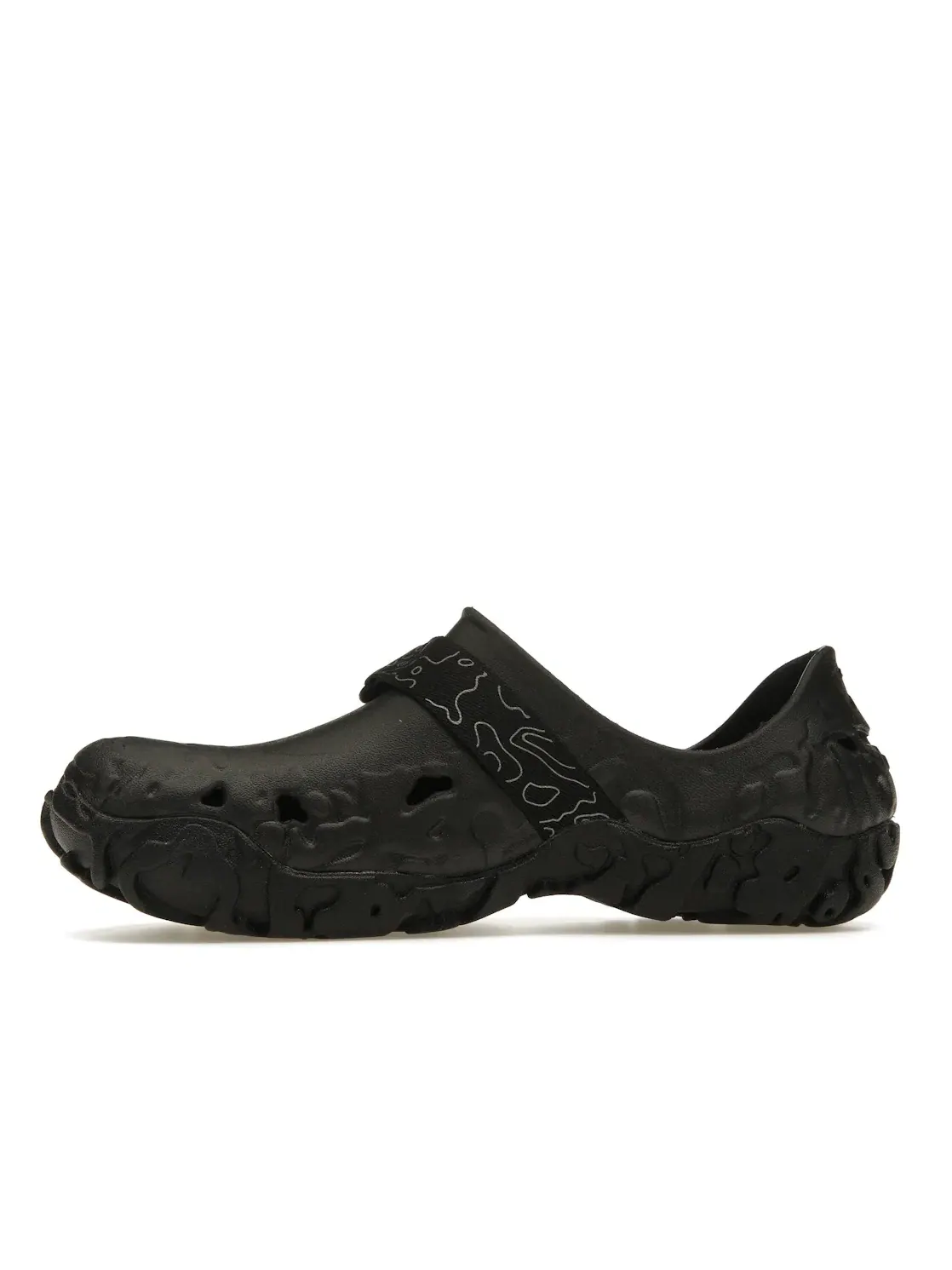 Мужские клоги Crocs All-Terrain Atlas — изображение 3 из 4, черный/черный