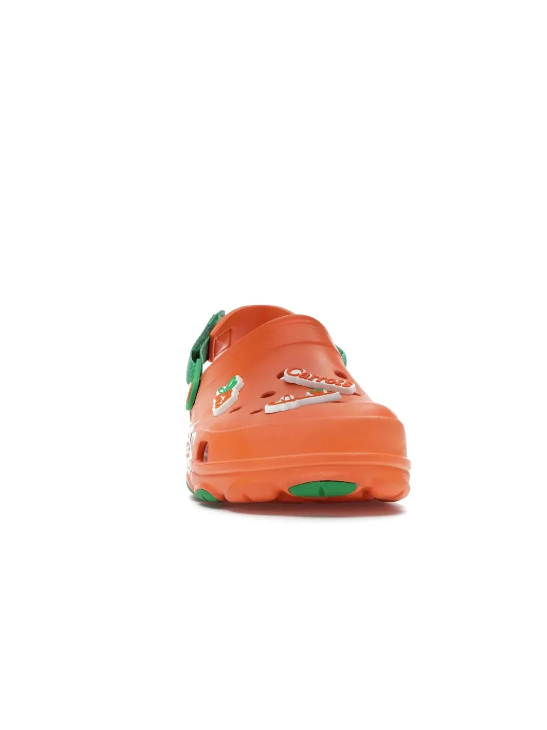 Мужские сабо с принтом Crocs Classic All-Terrain Clog — изображение 2 из 4, оранжевый/зеленый