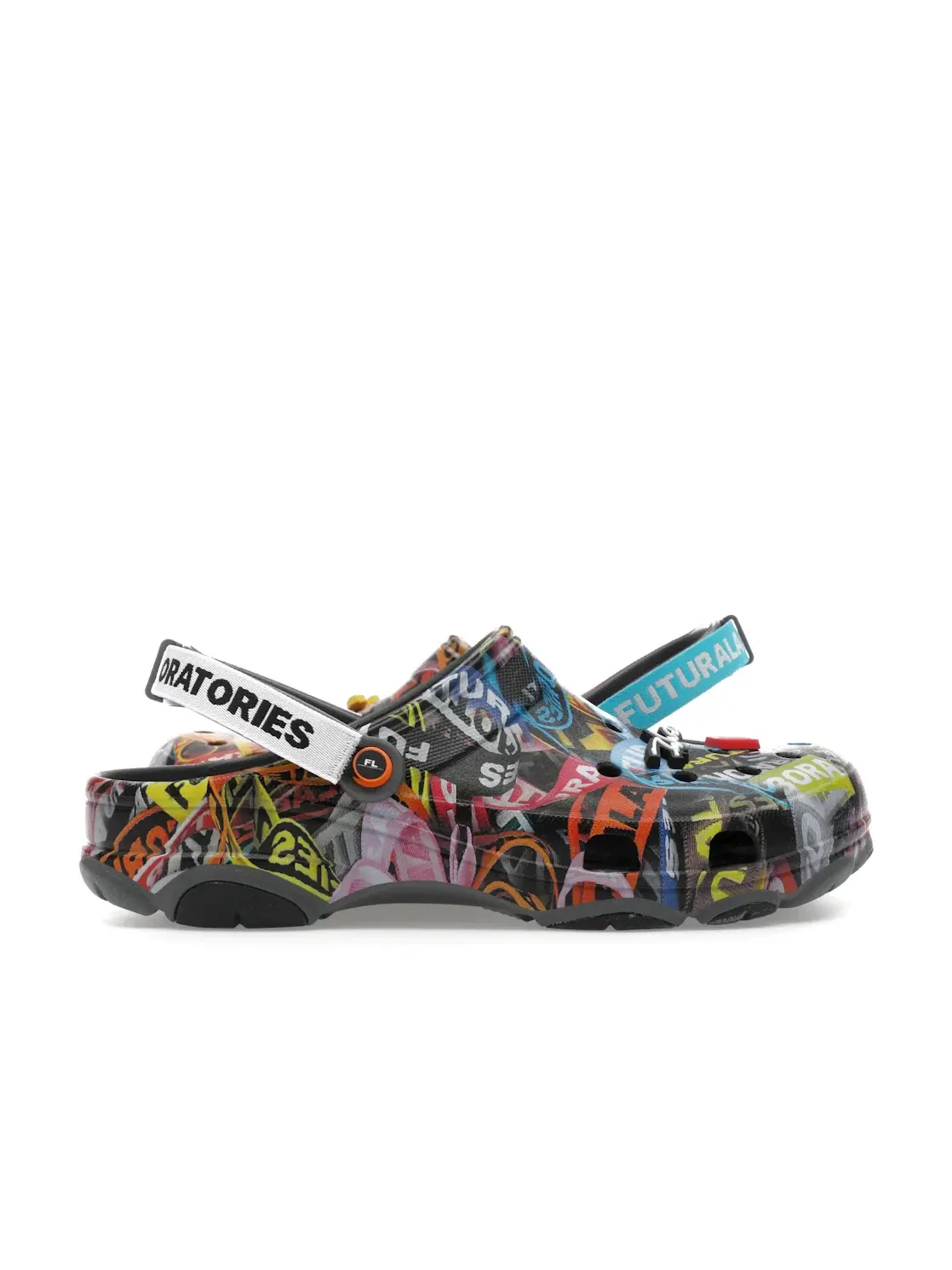 Мужские клоги Crocs All-Terrain Clog Futura Laboratories — изображение 1 из 4, серый/мульти
