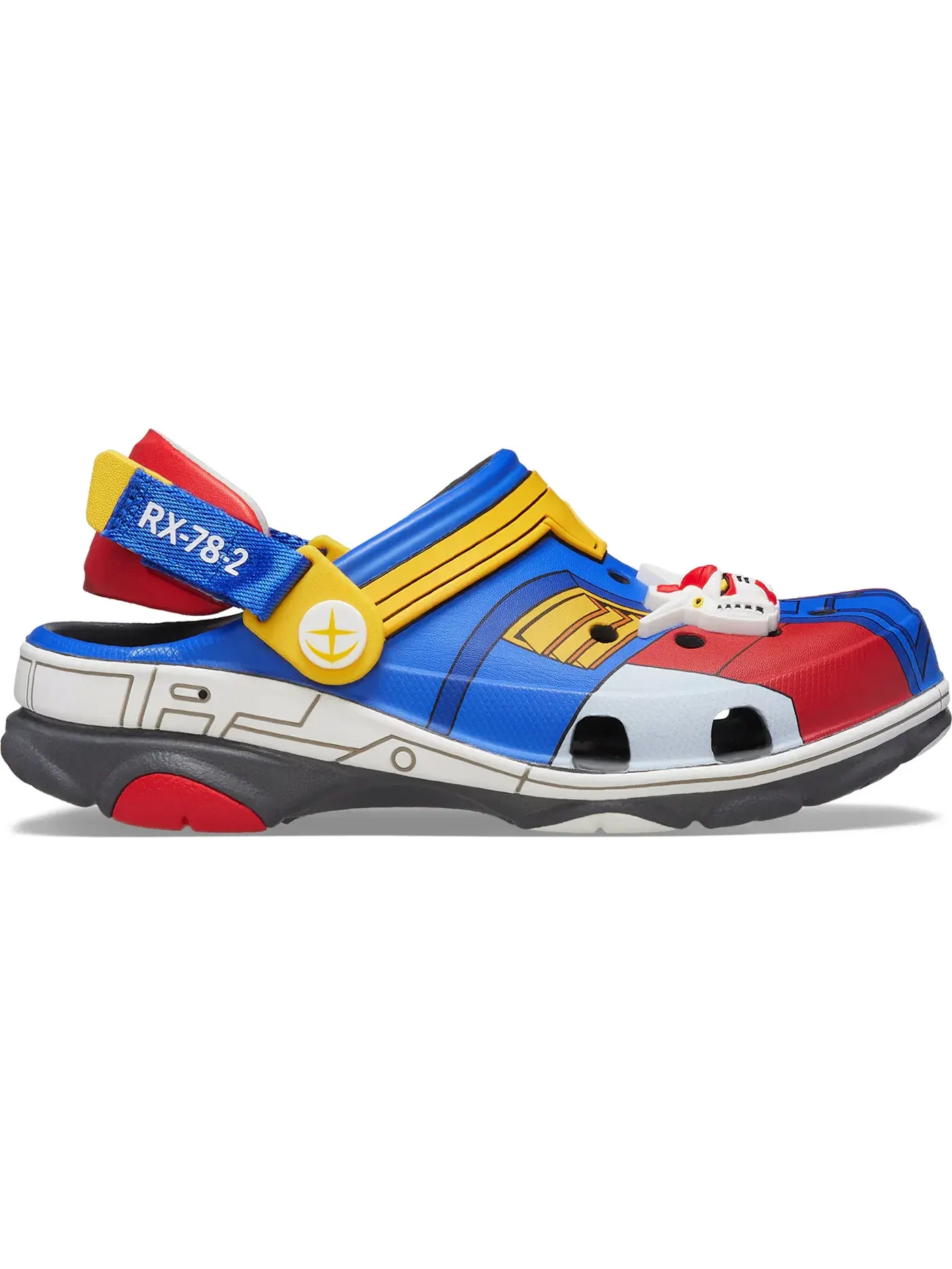 Детские сабо-клоги All-Terrain Clog Gundam RX-78-2 Crocs — изображение 1 из 2, серый