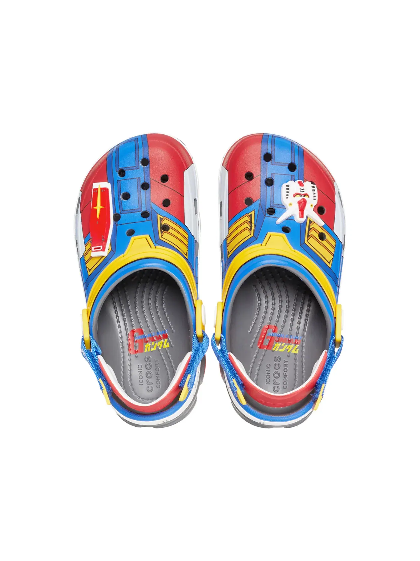 Детские сабо-клоги All-Terrain Clog Gundam RX-78-2 Crocs — изображение 2 из 2, серый