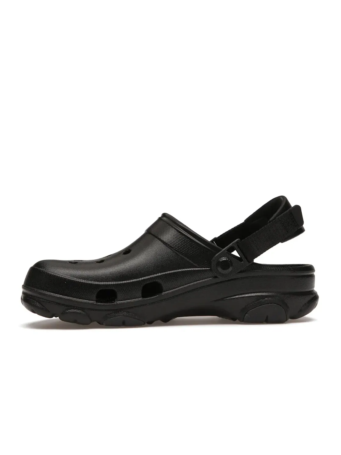 Унисекс клоги с рельефным рисунком Crocs Classic All-Terrain Clog Pleasures Crocs — изображение 3 из 4, черный/черный