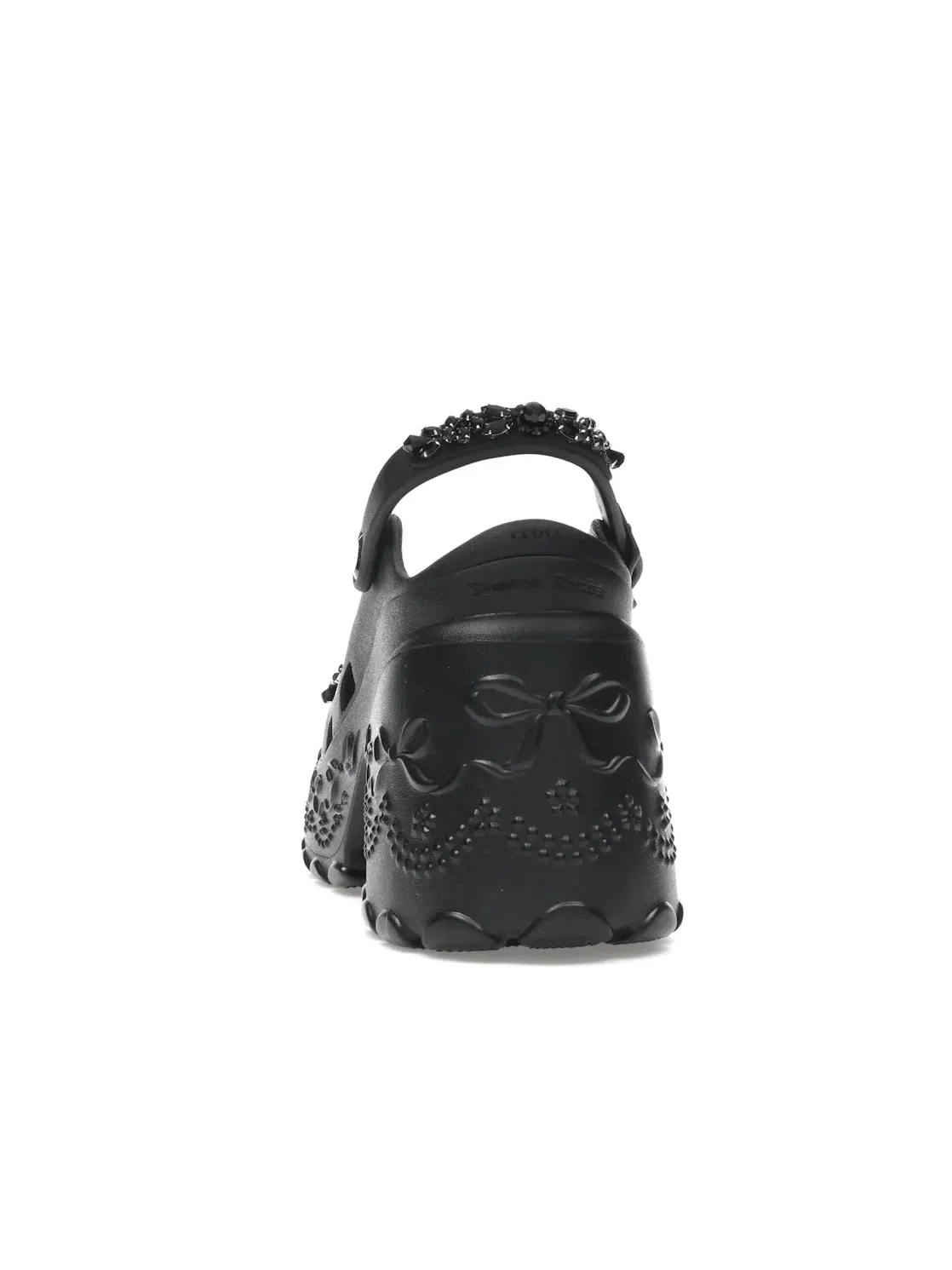 Женские сабо-шлепанцы с платформой Ballerina Platform Clog Crocs — изображение 4 из 4, черный