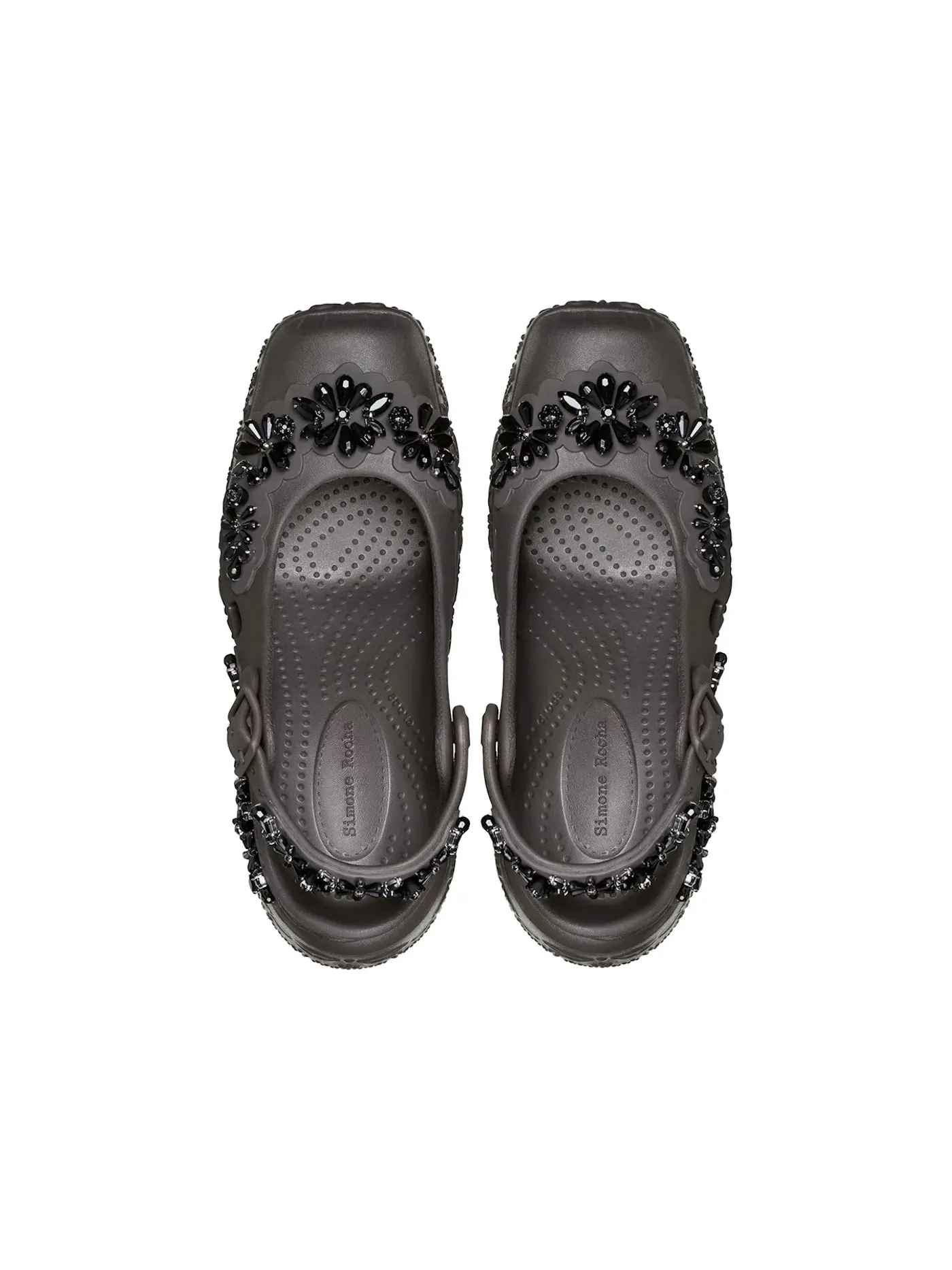 Женские сабо-лодочки на платформе Simone Rocha Crocs — изображение 2 из 2, эспрессо