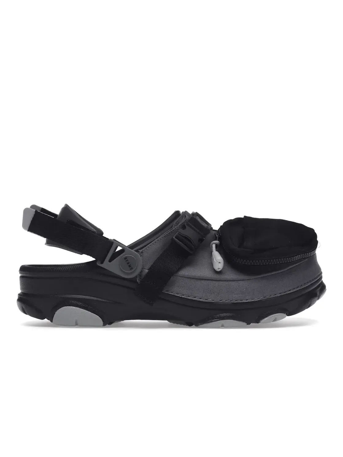 Мужские сабо-клоги Crocs Bespoke Classic All-Terrain — изображение 1 из 4, серый/черный