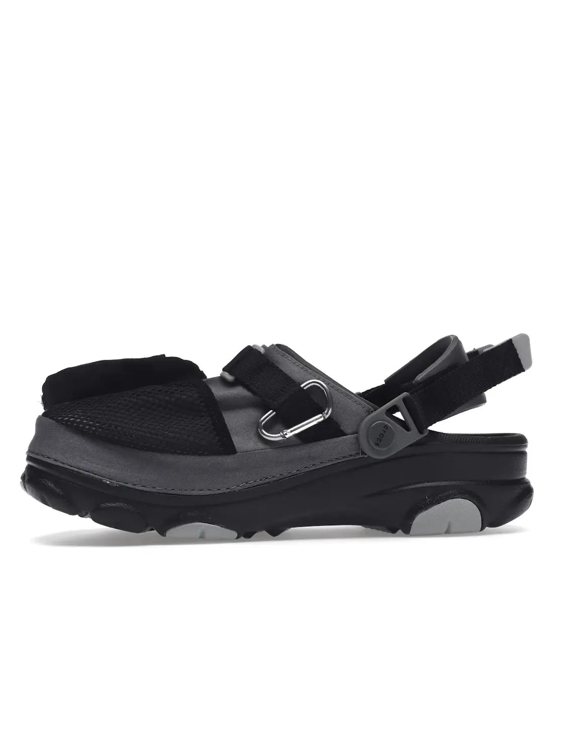 Мужские сабо-клоги Crocs Bespoke Classic All-Terrain — изображение 3 из 4, серый/черный