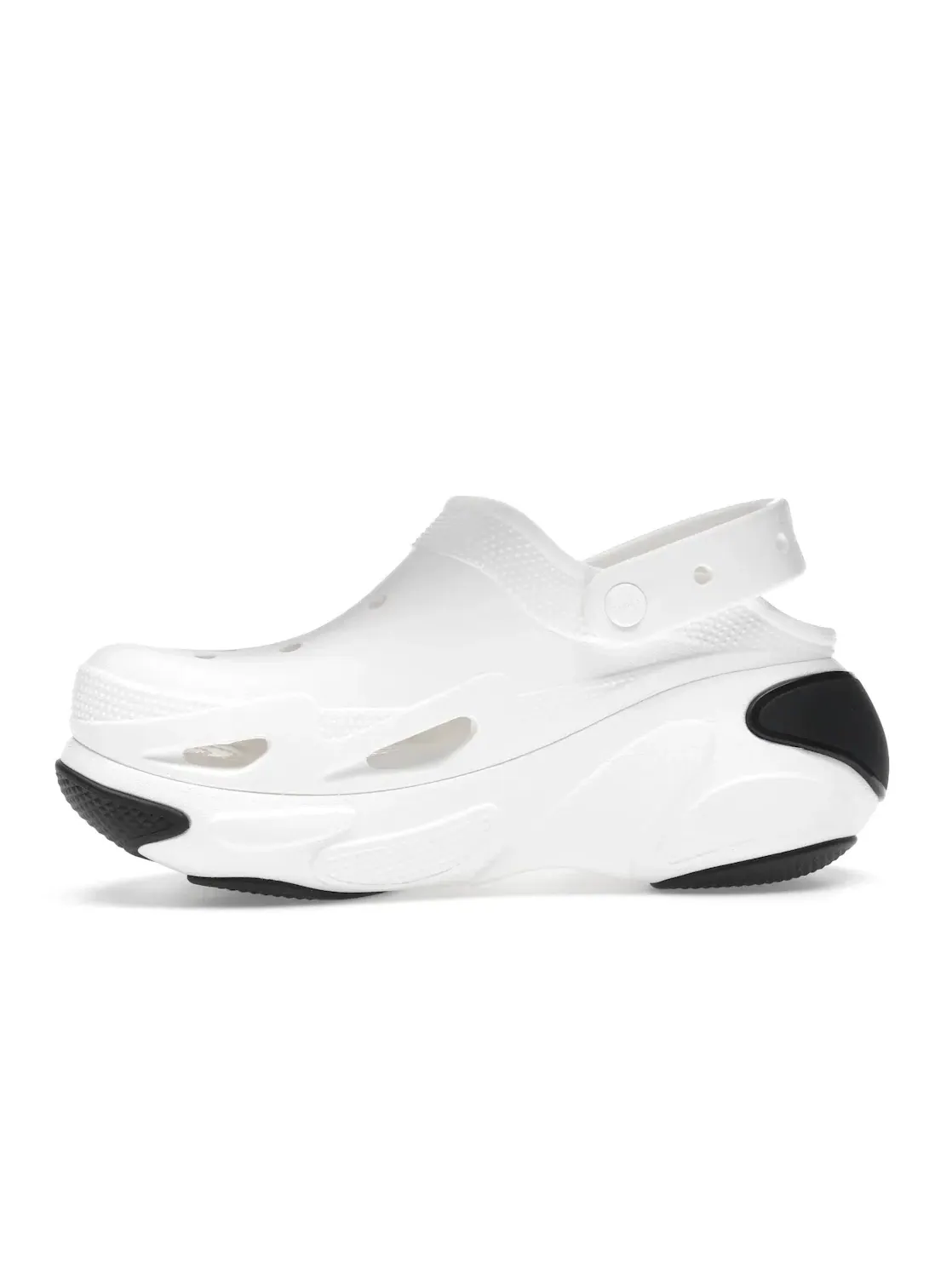 Мужские клоги Bubble Crush Clog Crocs — изображение 3 из 4, белый/черный