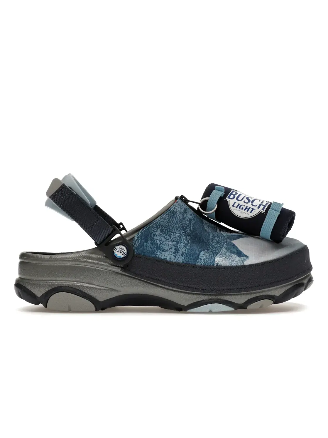 Мужские клоги с принтом Crocs Classic All-Terrain Clog Crocs — изображение 1 из 4, темно-синий/серый/синий