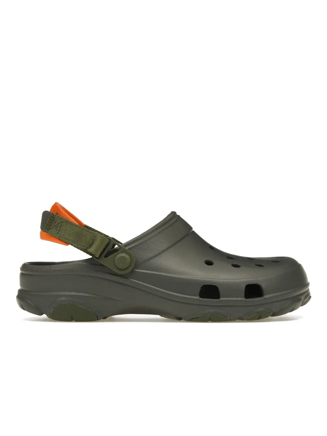 Мужские сабо-клоги с закрытым носком Classic All-Terrain Clog Crocs — изображение 1 из 4, серый