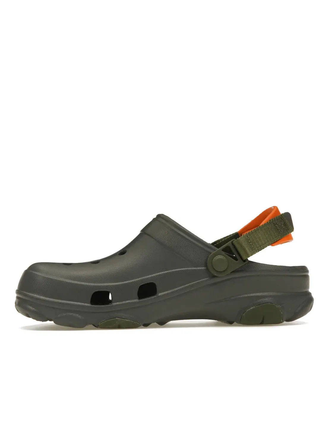 Мужские сабо-клоги с закрытым носком Classic All-Terrain Clog Crocs — изображение 3 из 4, серый