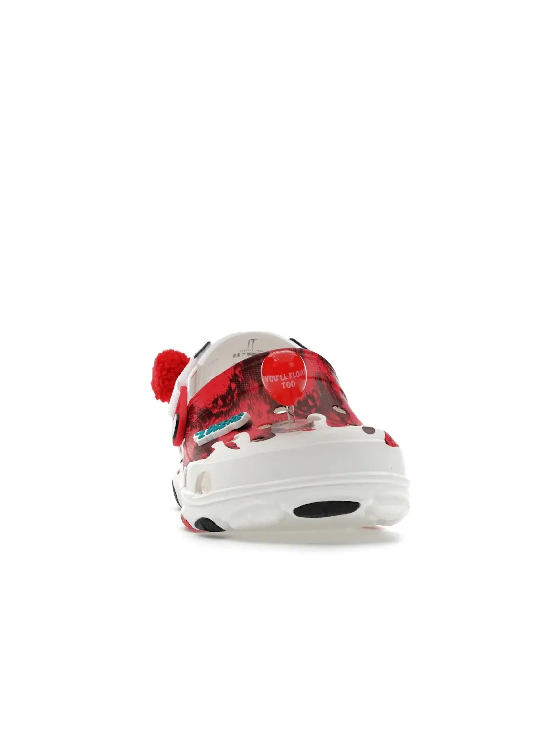 Мужские сабо с принтом Crocs Classic All-Terrain Clog IT — изображение 2 из 4, белый/красный