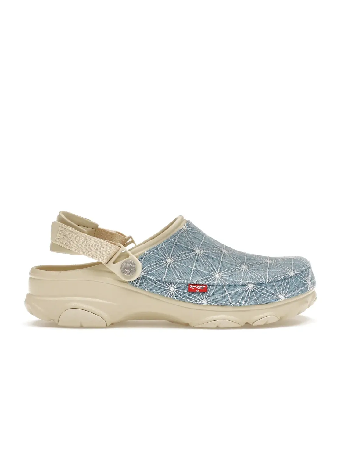 Мужские сабо All-Terrain с вышивкой сашико Crocs — изображение 1 из 4, синий