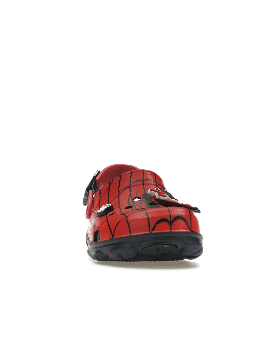 Мужские сабо с принтом Spider-Man Crocs Classic All-Terrain Clog — изображение 2 из 4, красный/темно-синий