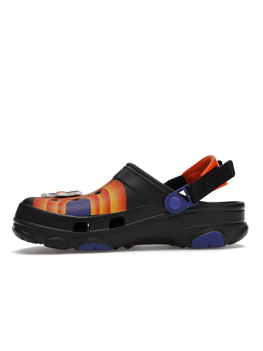 Мужские сабо из Croslite с принтом Space Jam Crocs — изображение 3 из 4, черный//оранжевый