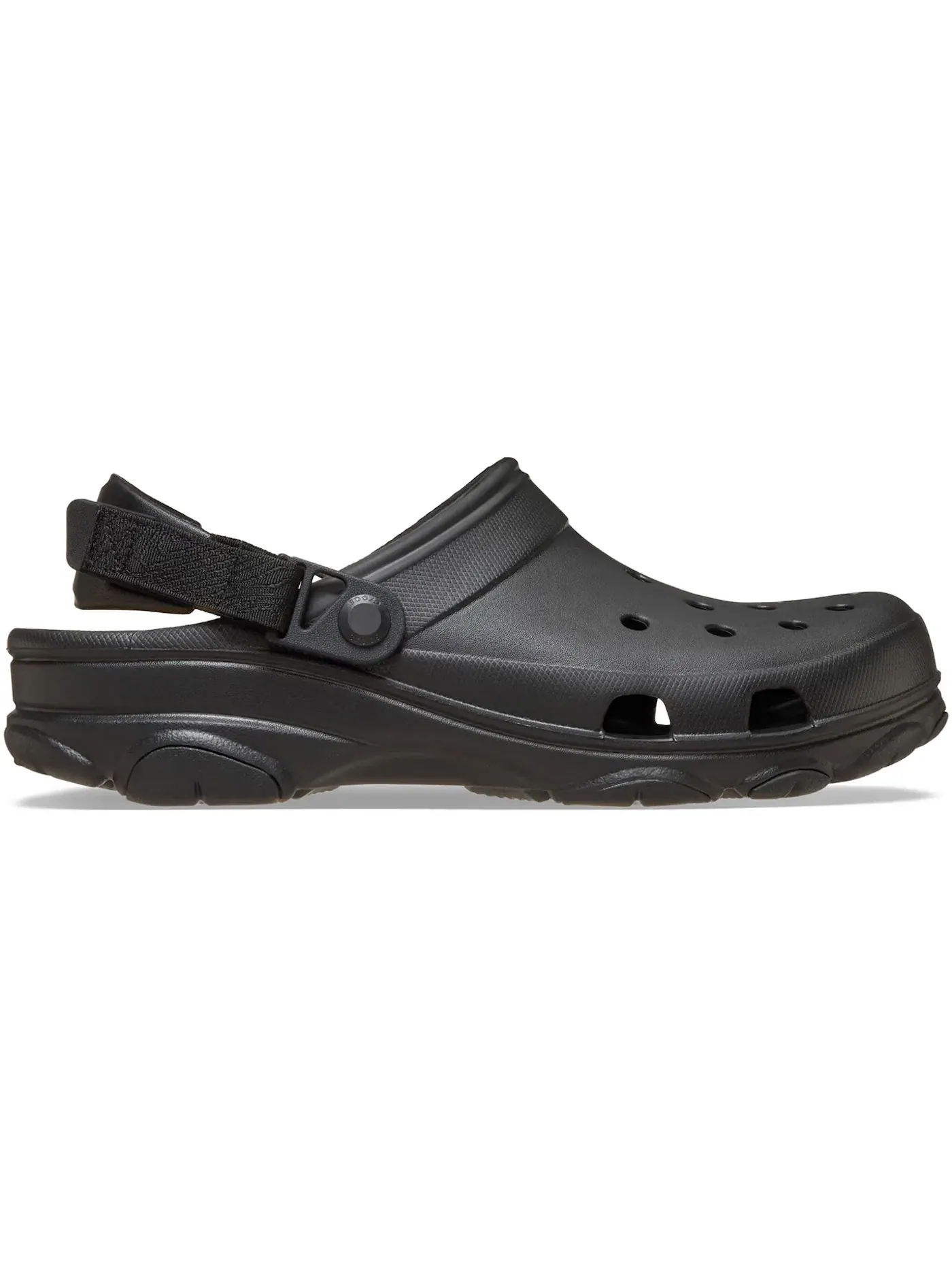 Мужские сабо-клоги с закрытым мысом Crocs Classic All-Terrain Clog — изображение 1 из 1, черный/черный