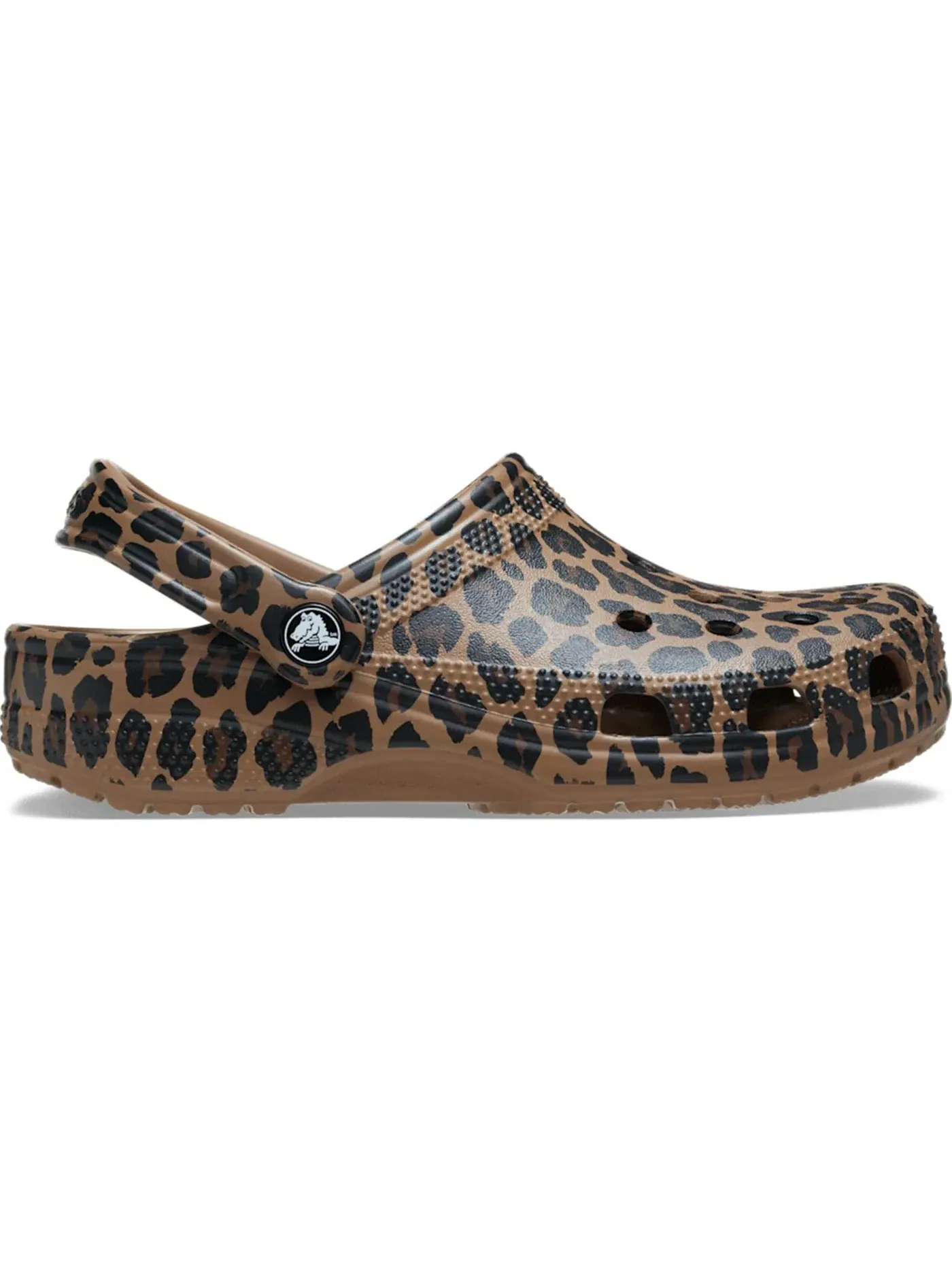 Женские сабо с принтом Crocs Classic Animal Clog Crocs — изображение 1 из 1, коричневый