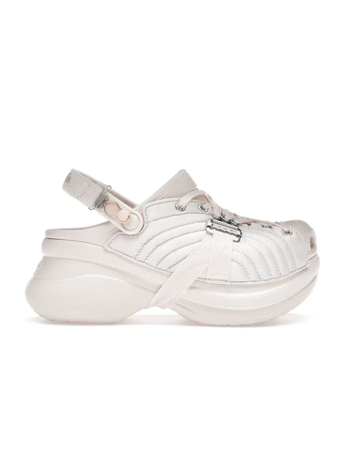 Женские сабо Crocs Classic Bae Clog Jean Paul Gaultier Corset Dew — изображение 1 из 4, бежевый