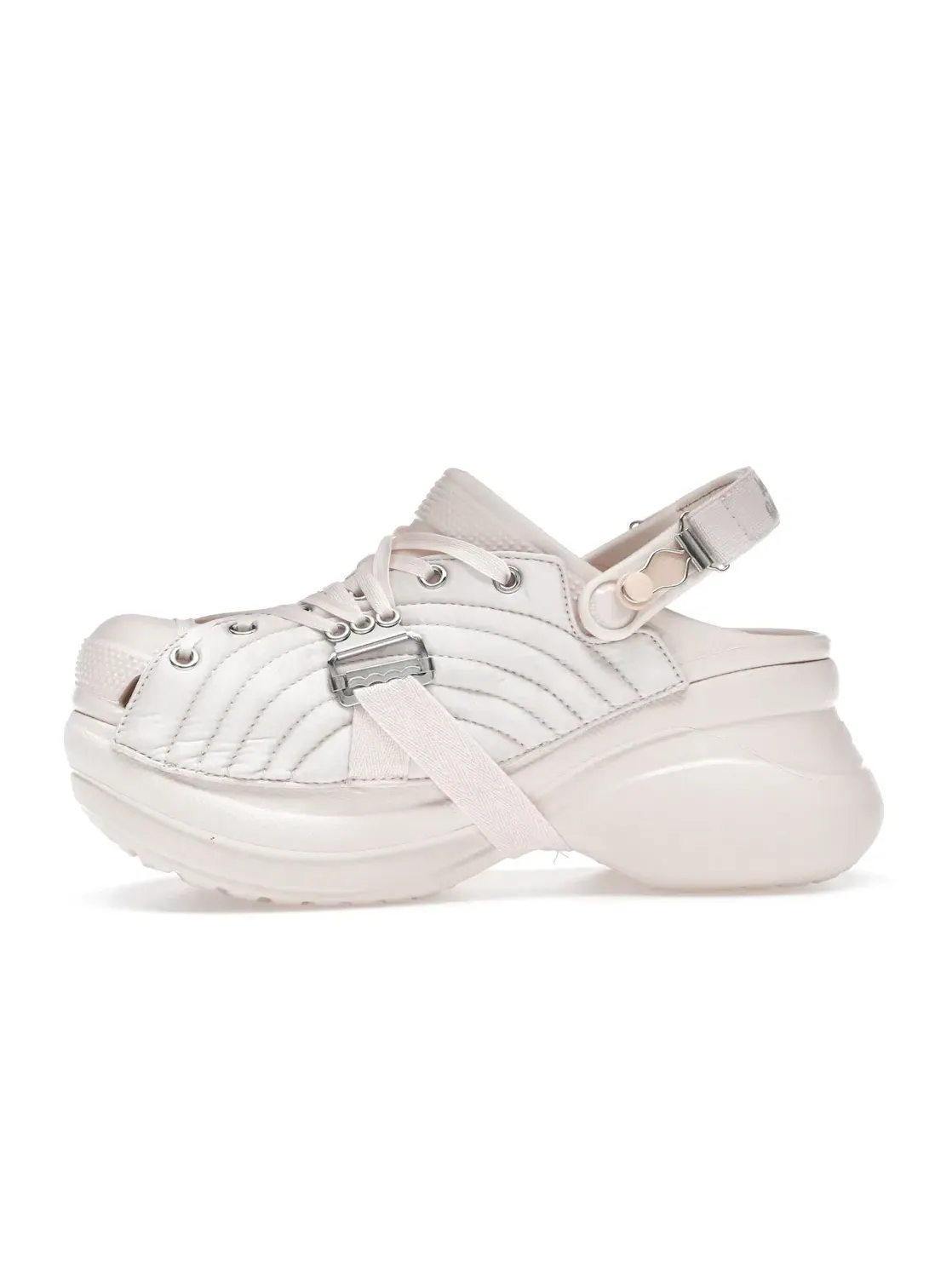 Женские сабо Crocs Classic Bae Clog Jean Paul Gaultier Corset Dew — изображение 3 из 4, бежевый