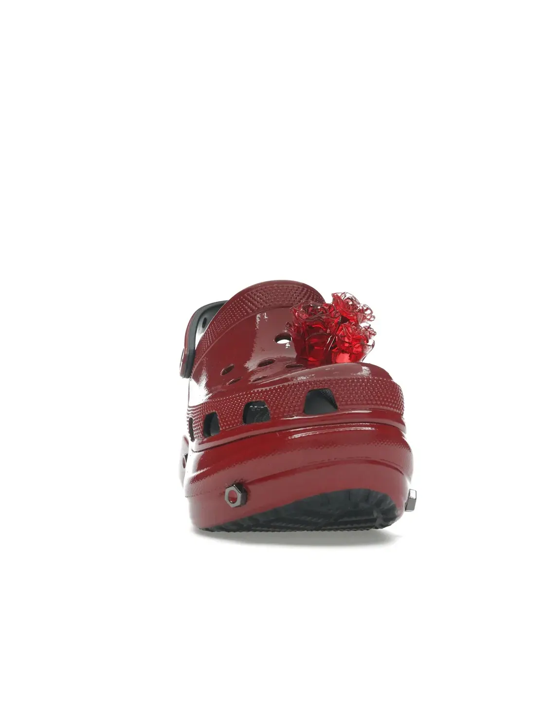 Женские сабо Classic Bae Clog Crocs — изображение 2 из 4, красный/черный