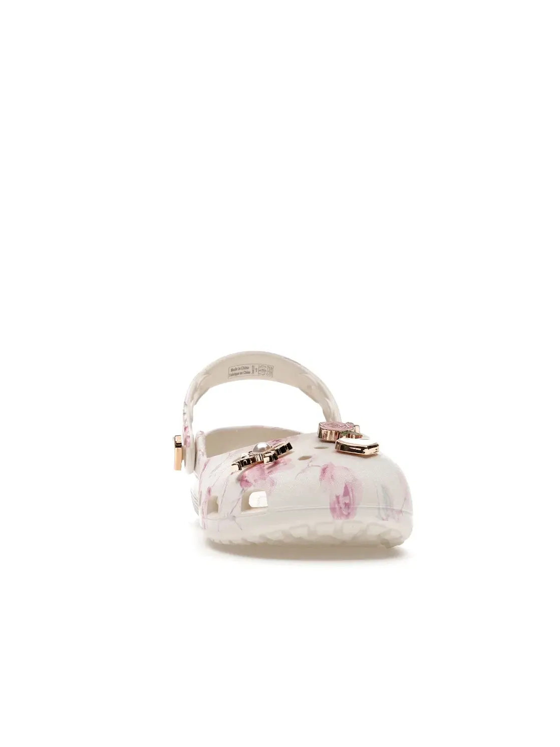 Женские балетки-лодочки с принтом Crocs Classic Ballet Flat LoveShackFancy — изображение 2 из 4, устрица