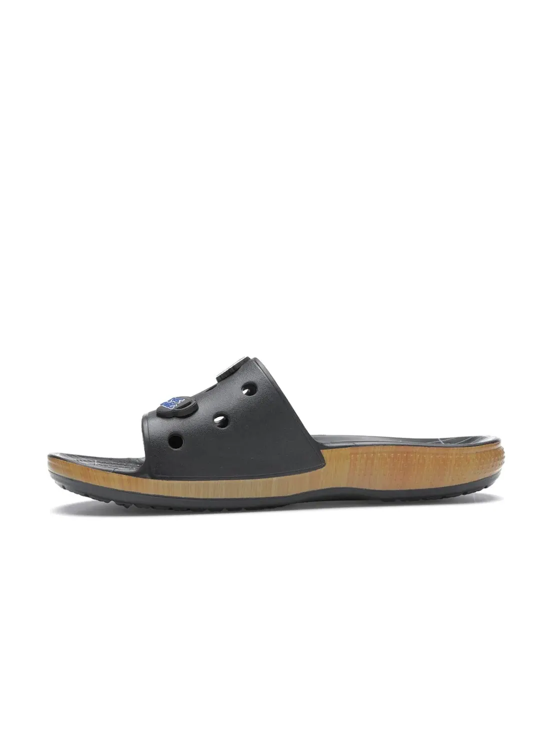 Мужские сандалии-слайды с принтом Classic Bootlegger Slide Crocs — изображение 3 из 4, черный