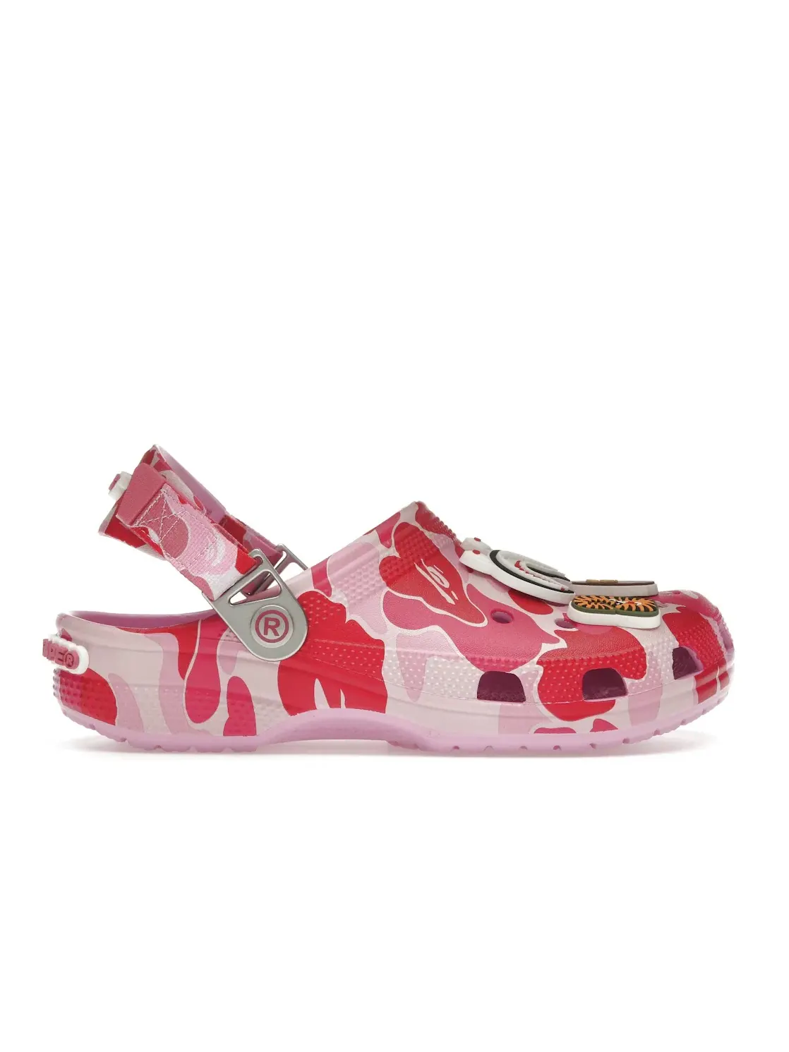 Мужские клоги с камуфляжным принтом Crocs Classic Clog Crocs — изображение 1 из 4, розовый