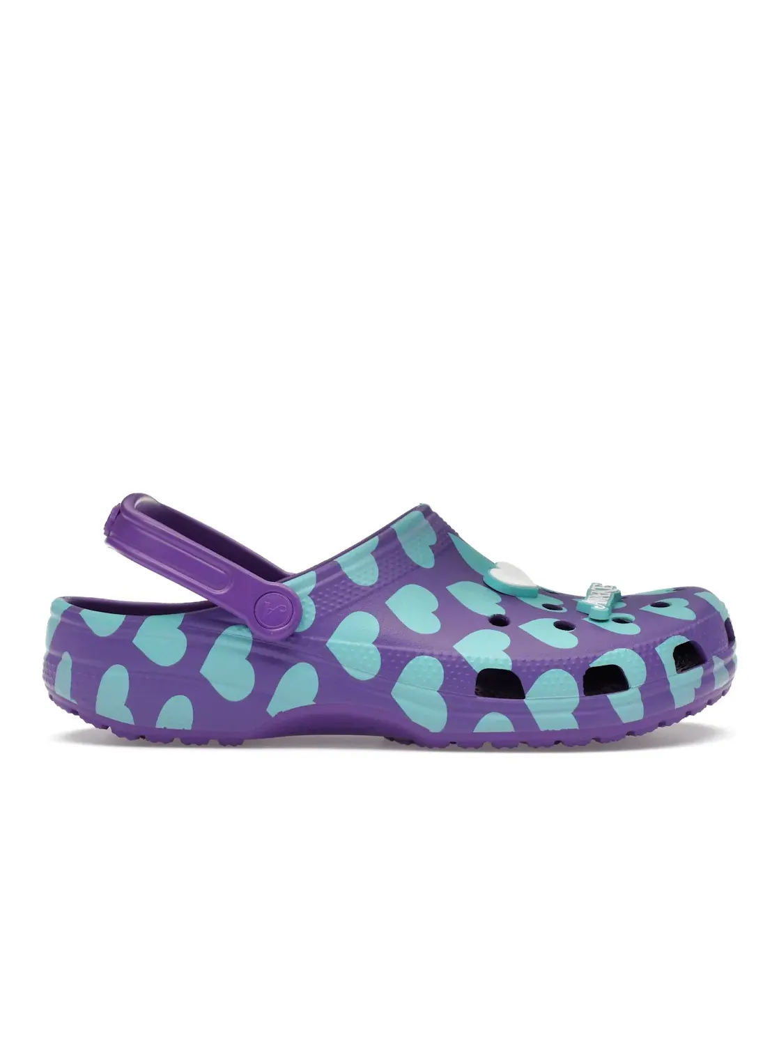 Мужские клоги Crocs Classic Clog — изображение 1 из 4, фиолетовый/голубой